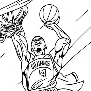 Pagina Para Colorir Do Giannis Antetokounmpo Enterrando 11248-9224