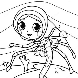 Pagina Para Colorir Da Menina Aranha Aventureira 11278-9246