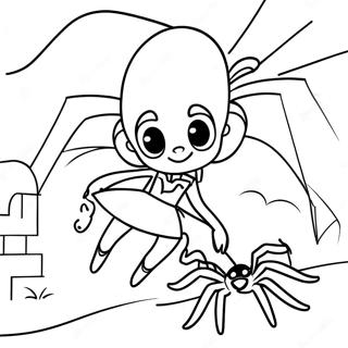 Pagina Para Colorir Da Menina Aranha Aventureira 11278-9247