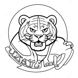 Pagina Para Colorir Do Logotipo Da Lsu 11317-9275