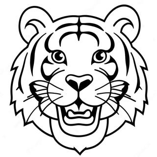 Pagina Para Colorir Do Mascote Tigre Da Lsu 11318-9277