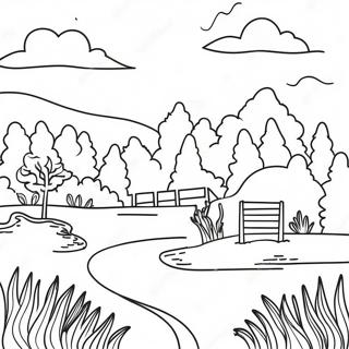 Pagina Para Colorir De Linda Paisagem Campestre 11378-9327