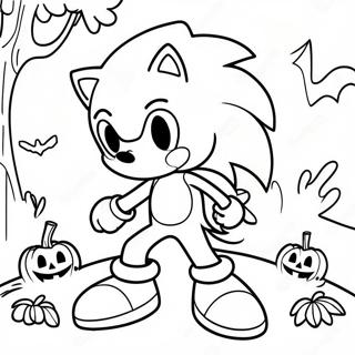 Pagina Para Colorir Do Halloween Do Sonic 11407-9347