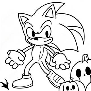 Pagina Para Colorir Do Halloween Do Sonic 11407-9348