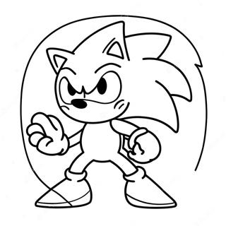 Pagina Para Colorir Do Sonic Como Um Fantasma Assustador 11408-9350