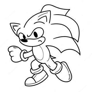 Pagina Para Colorir Do Sonic Como Um Fantasma Assustador 11408-9352