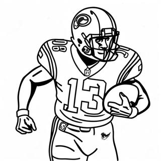 Pagina Para Colorir Do Tyreek Hill Em Acao 1142-913