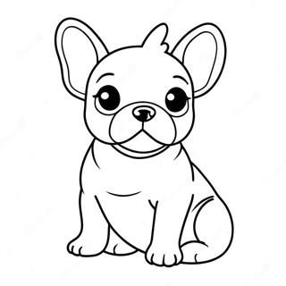 Pagina Para Colorir Do Fofo Filhote Frenchie 11498-9421