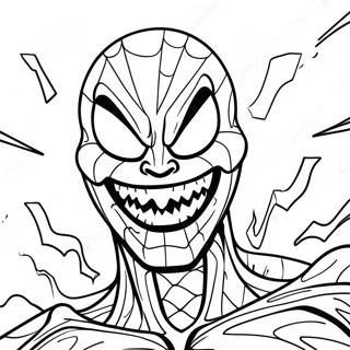 Pagina Para Colorir Do Carnage Com Sorriso Ameacador 1152-922