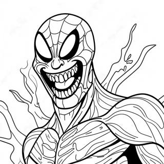 Pagina Para Colorir Do Carnage Com Sorriso Ameacador 1152-923