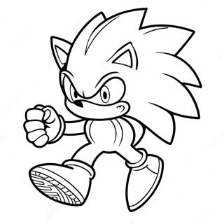 Pagina Para Colorir Do Sonic Prateado 11577-9482