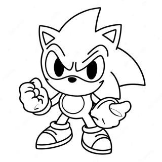 Pagina Para Colorir Do Sonic Prateado 11577-9483