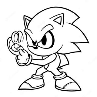 Pagina Para Colorir Do Sonic Prateado Em Acao 11578-9488