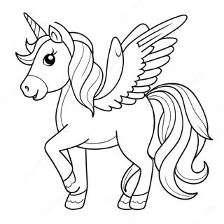 Pagina Para Colorir De Um Unicornio Magico 11587-9492