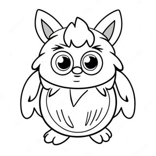 Furby Páginas Para Colorir