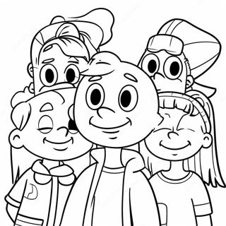 Pagina Para Colorir Hey Arnold Com Amigos 11668-9557