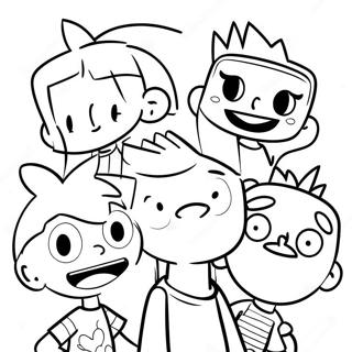 Pagina Para Colorir Hey Arnold Com Amigos 11668-9559