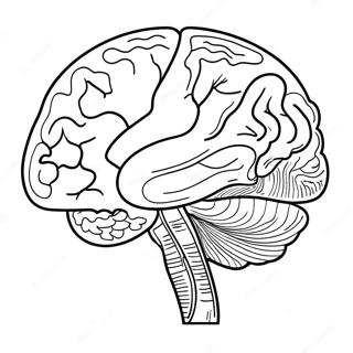 Pagina Para Colorir Anatomia Do Cerebro Colorido 11718-9597