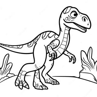 Pagina Para Colorir Do Velociraptor 1171-936