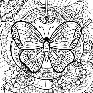 Pagina Para Colorir Mandala De Borboleta Unica 11737-9635