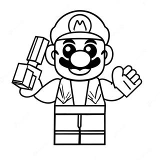 Pagina Para Colorir Lego Mario 11747-9620