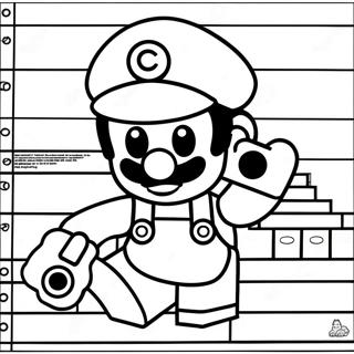 Pagina Para Colorir Lego Mario 11747-9644