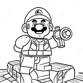 Pagina Para Colorir Aventura Do Lego Mario 11748-9645