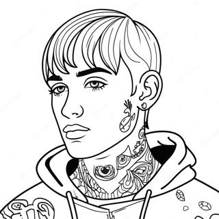 Pagina Para Colorir Lil Peep 11757-9651