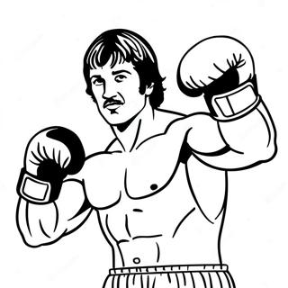 Pagina Para Colorir Rocky Balboa Boxe 11767-9658