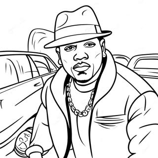 Pagina Para Colorir Gangster De Hip Hop 11787-9668