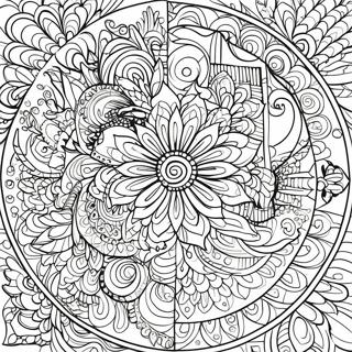 Pagina Para Colorir Mandala Satisfatoria 11807-9682