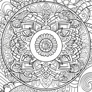 Pagina Para Colorir Mandala Satisfatoria 11807-9684