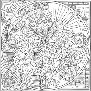 Pagina Para Colorir Padroes Geometricos Intrincados 11808-9687