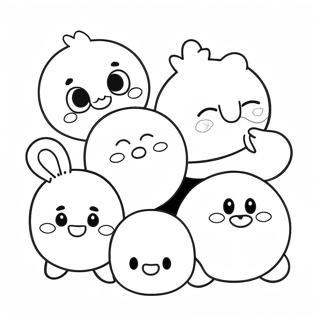 Pagina Para Colorir De Personagens Fofos Tsum Tsum 11888-9736