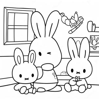 Pagina Para Colorir Miffy Com Amigos 11928-9765