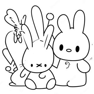 Pagina Para Colorir Miffy Com Amigos 11928-9766