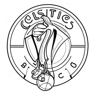 Pagina Para Colorir Do Logo Dos Celtics 11977-9803