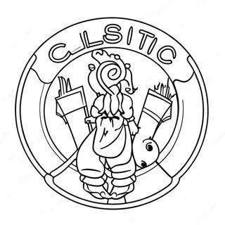 Pagina Para Colorir Do Logo Dos Celtics 11977-9804