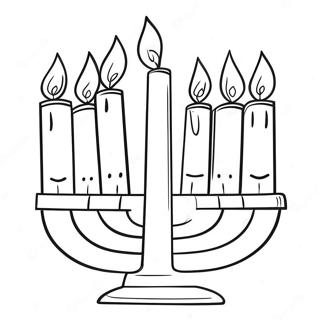 Pagina Para Colorir Adoravel De Menorah 11988-9814