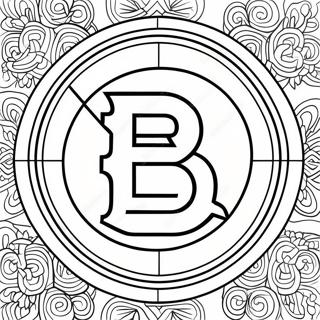 Pagina Para Colorir Do Logo Dos Bruins 12007-9826