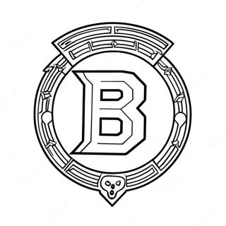 Pagina Para Colorir Do Logo Dos Bruins 12007-9828