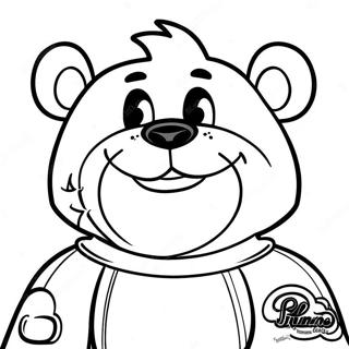 Pagina Para Colorir Do Mascote Alegre Dos Bruins 12008-9829