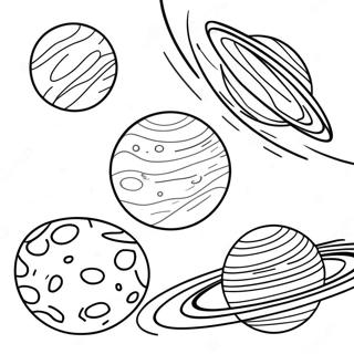 Pagina Para Colorir Do Sistema Planetario Colorido 12028-9846