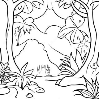 Pagina Para Colorir De Floresta Tropical 12078-9886