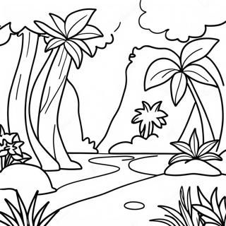 Pagina Para Colorir De Floresta Tropical 12078-9887