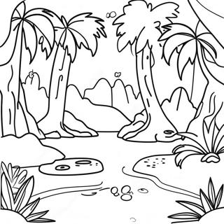 Pagina Para Colorir De Floresta Tropical 12078-9888