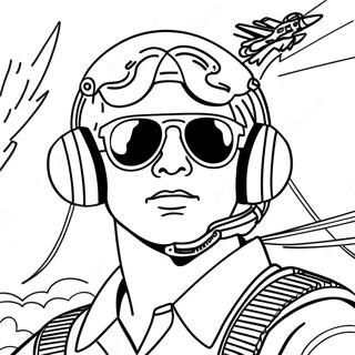 Top Gun Páginas Para Colorir