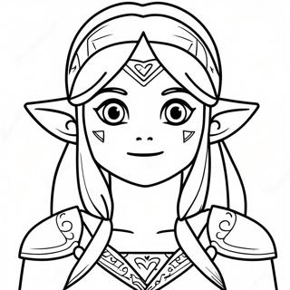 Pagina Para Colorir Da Zelda 121-100