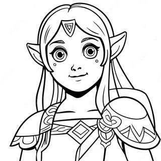 Pagina Para Colorir Da Zelda 121-98