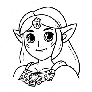 Pagina Para Colorir Da Zelda 121-99